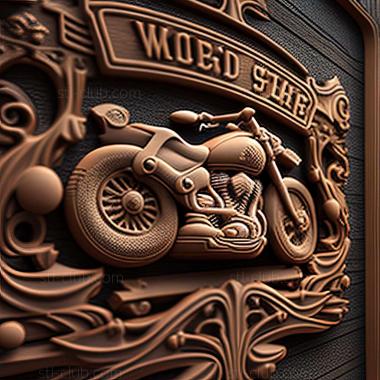 3D model Harley Davidson Street (STL)